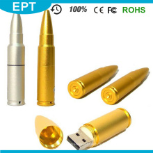 Golden Stick Bullet Shape USB Flash Drive pour ordinateur (EP034)